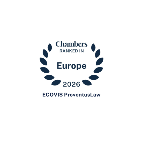 Chambers & Partners rankings - Fintech, Leading firm in Europe, Banking & Finance, Employment