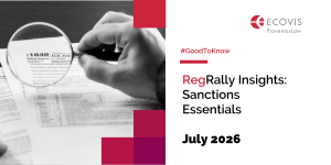 RegRally Insights: Sanctions Essentials, July 2026